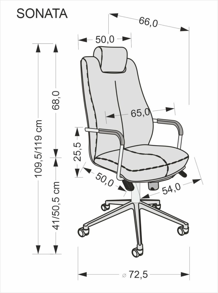 SONATA XXL fotel czarny