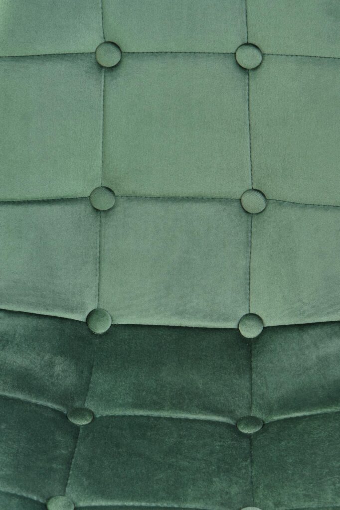 K417 krzesło ciemny zielony velvet