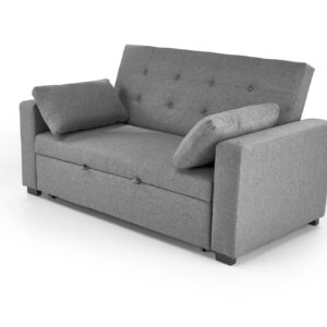 PAULINIO sofa rozkładana, popielaty