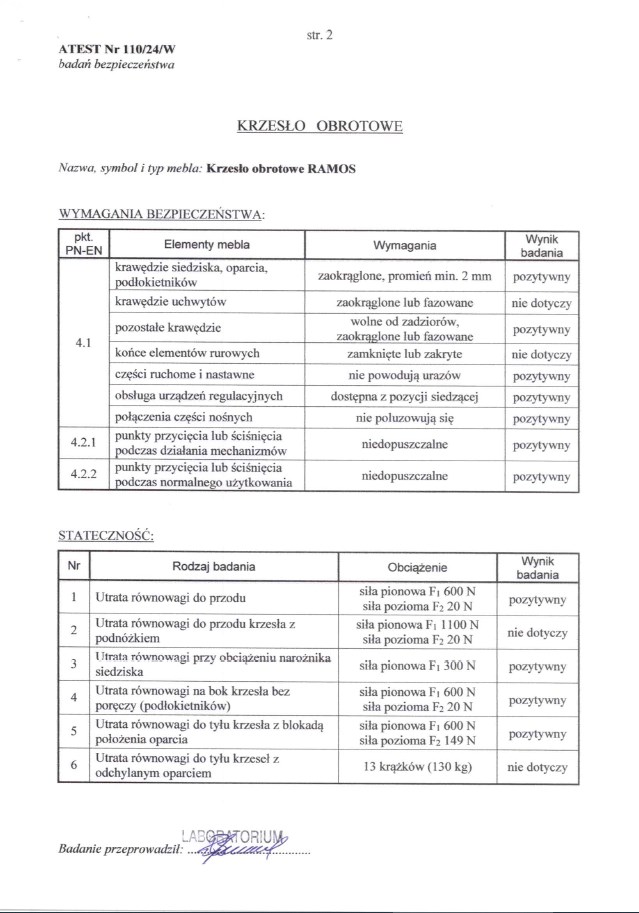 RAMOS fotel gabinetowy czarny