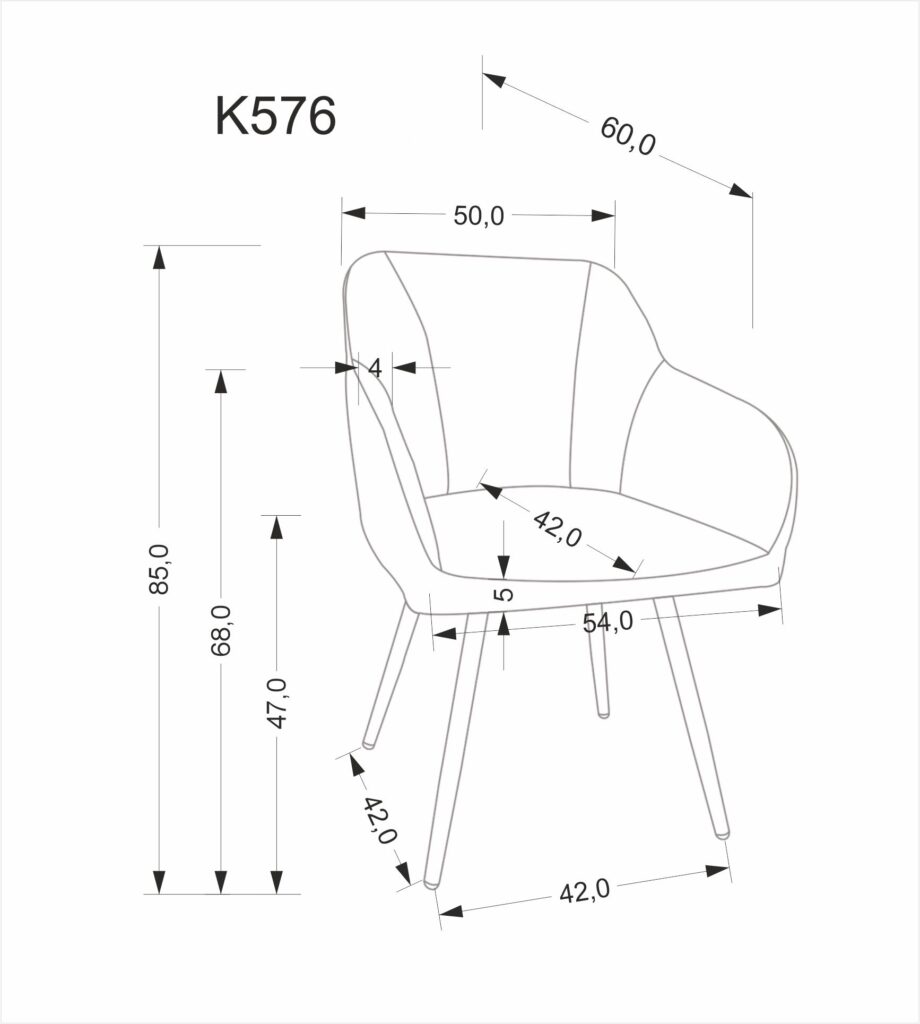 K576 krzesło beżowy