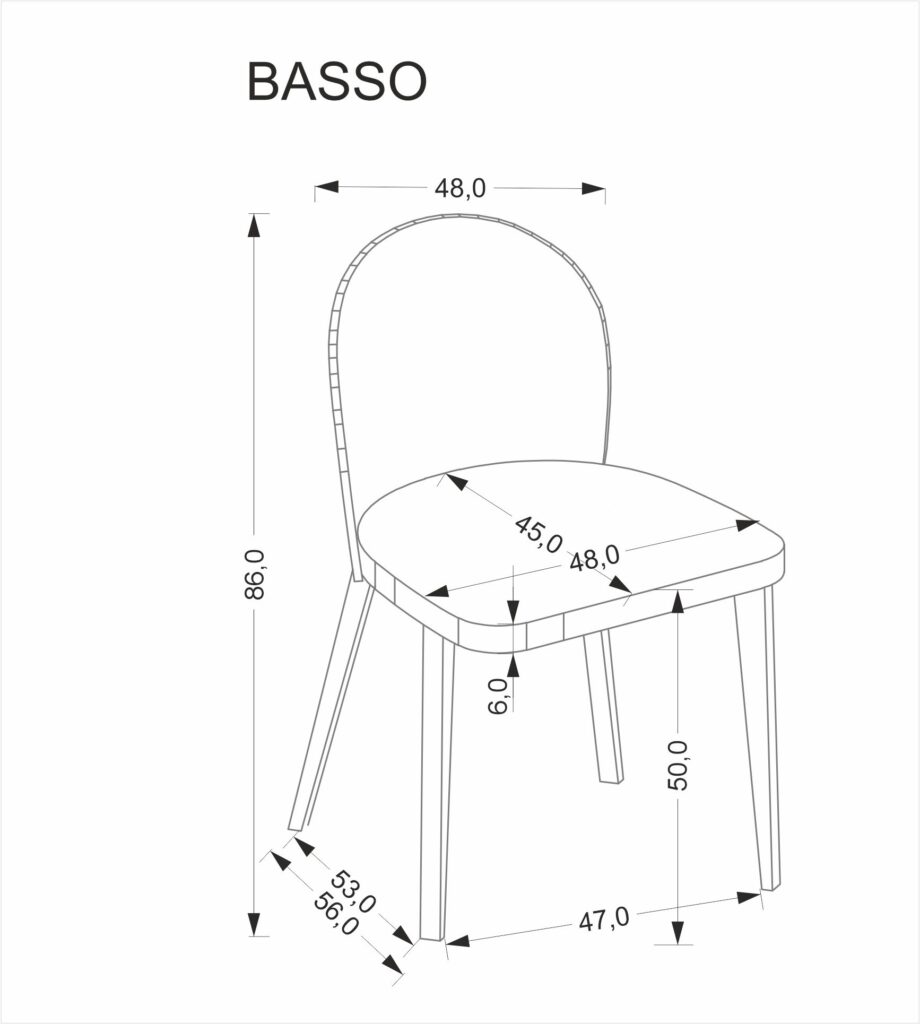 BASSO krzesło jasny orzech / tap: CREMONA 14 (beżowy)