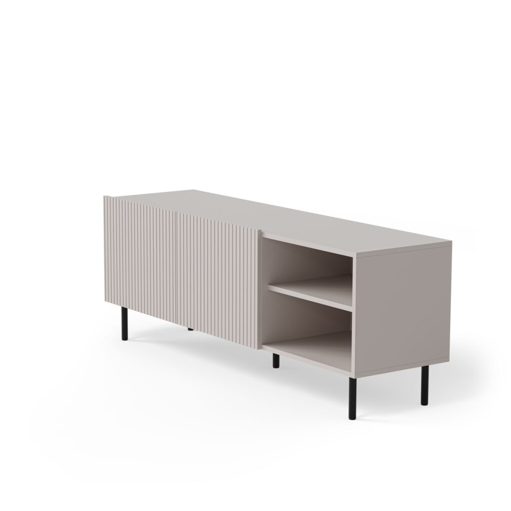 PAXOS RTV-1 TV stolik RTV 150 cm, kolor: kaszmir - czarny