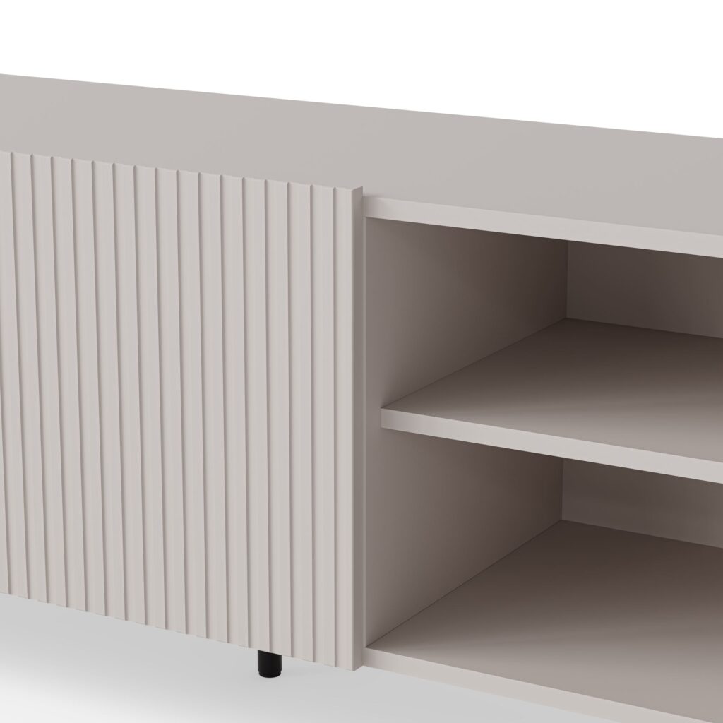 PAXOS RTV-1 TV stolik RTV 150 cm, kolor: kaszmir - czarny