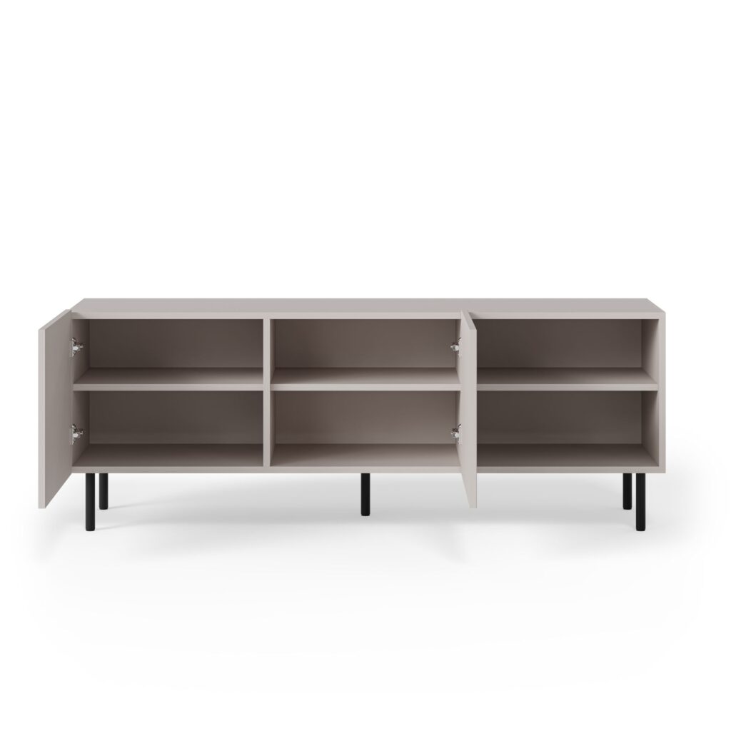 PAXOS RTV-1 TV stolik RTV 150 cm, kolor: kaszmir - czarny