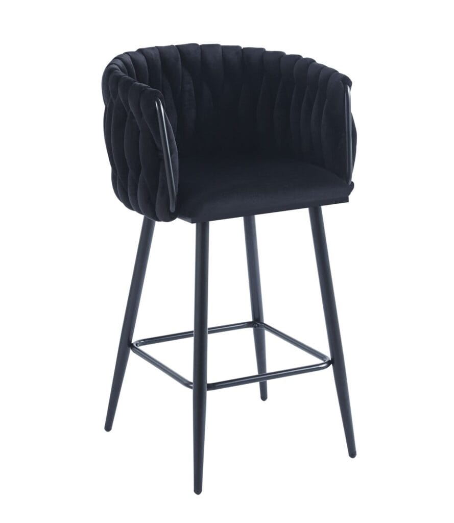 Hoker velvet - Riviera 100 czarny