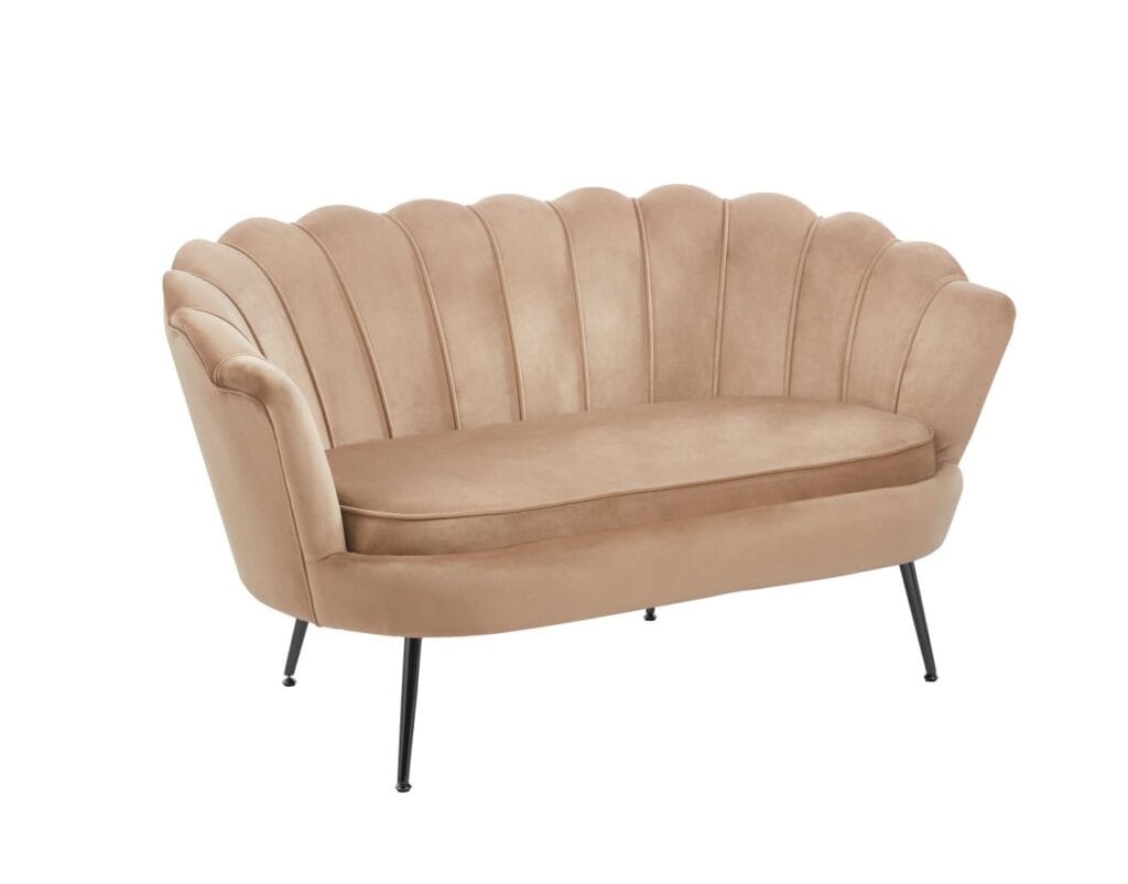 Sofa velvet (G) - Riviera 24 cappuccino