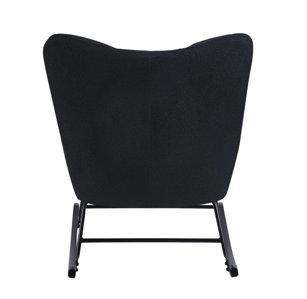 Fotel bujany Teddy (czarny)
