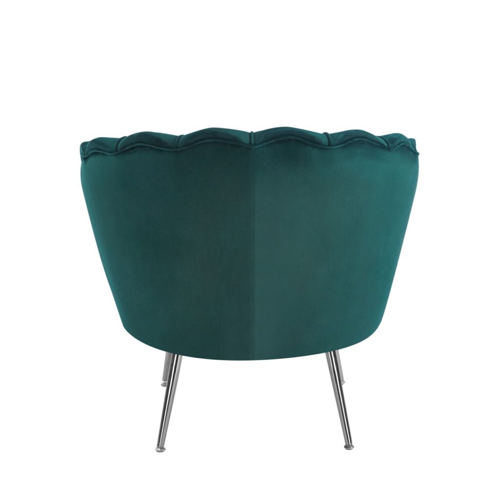Fotel velvet (S) - Riviera 38 zielony