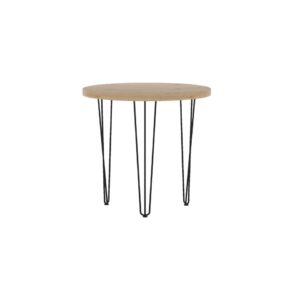Stół okrągły (dąb artisan + nogi III) Fi80