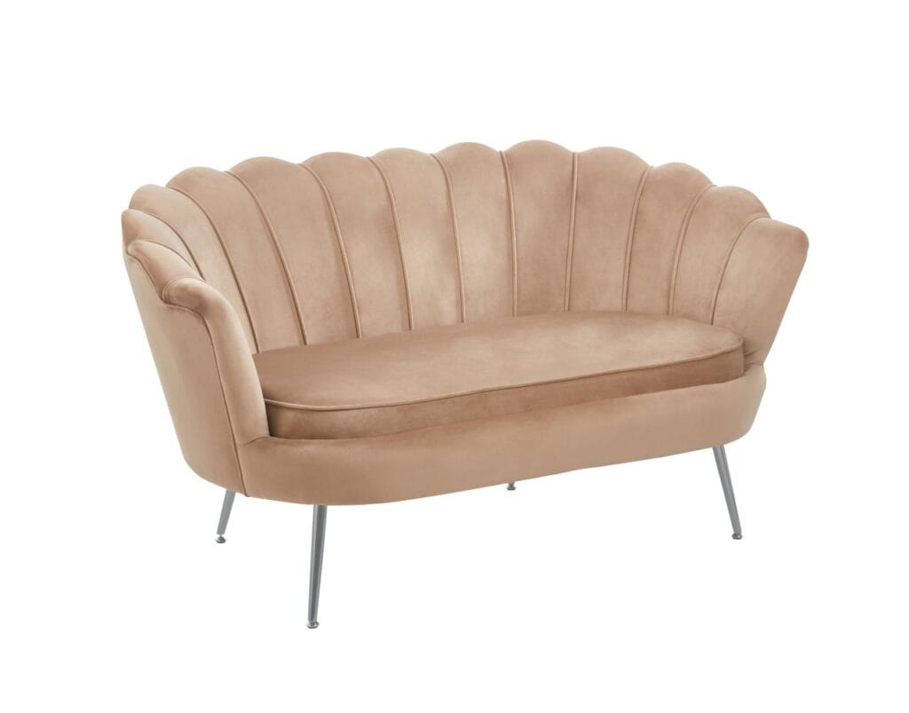 Sofa velvet (S) - Riviera 24 cappuccino
