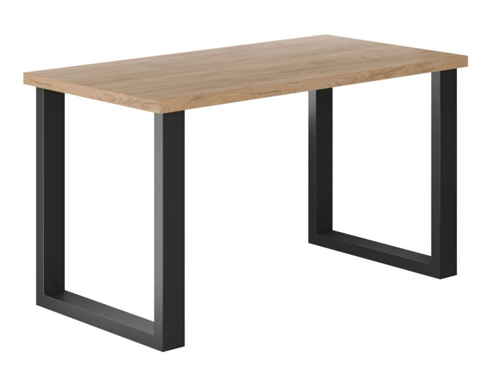 Stół (dąb złoty craft + nogi U60) 67x128