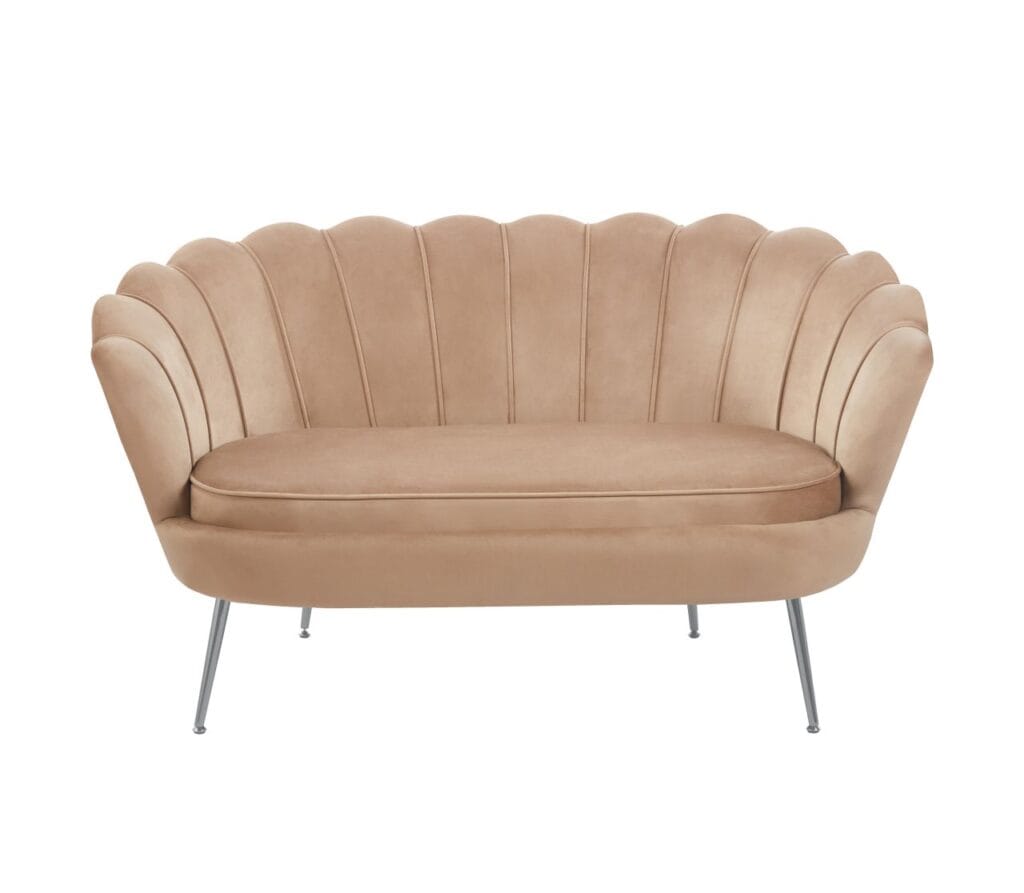 Sofa velvet (S) - Riviera 24 cappuccino