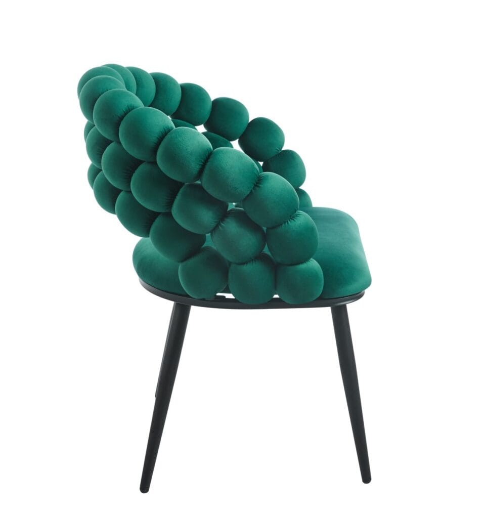 Krzesło velvet (zielone)