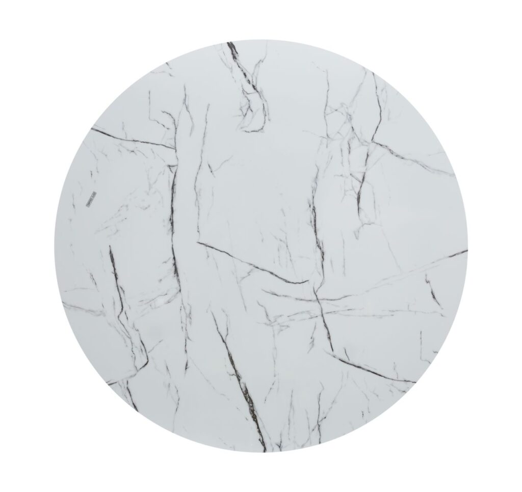 Stół (biały marmur/złoty) 100x100
