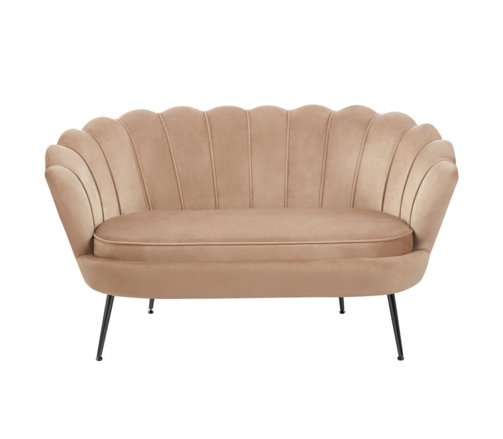 Sofa velvet (G) - Riviera 24 cappuccino