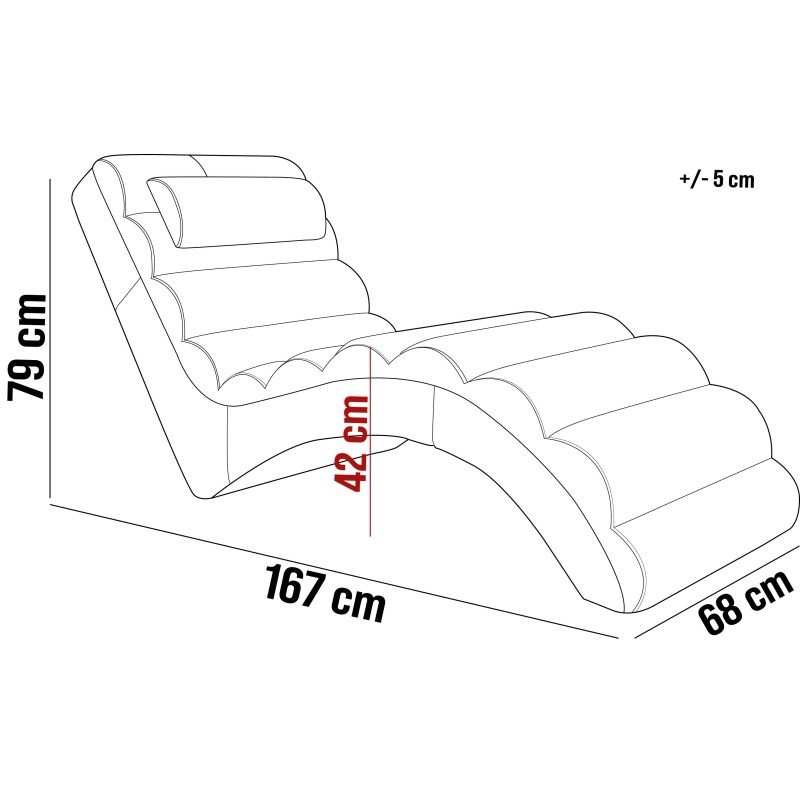 Fotel Szezlong 70 MIAMI 1 osobowy