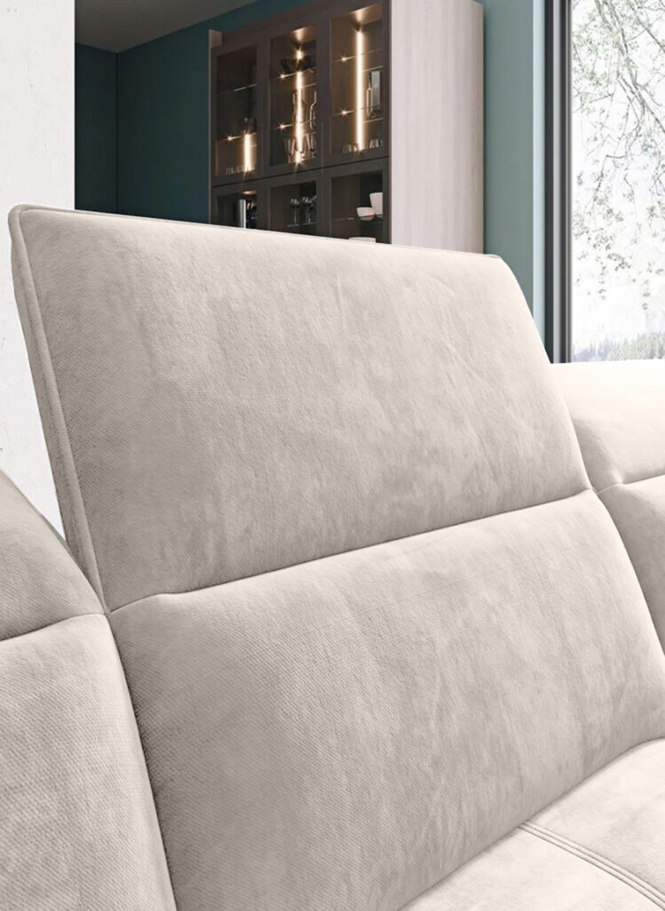 Narożnik COLOMBO XL Lewostronny z elektryczną funkcją spania pojemnikiem PALLADIUM 02 Beżowy