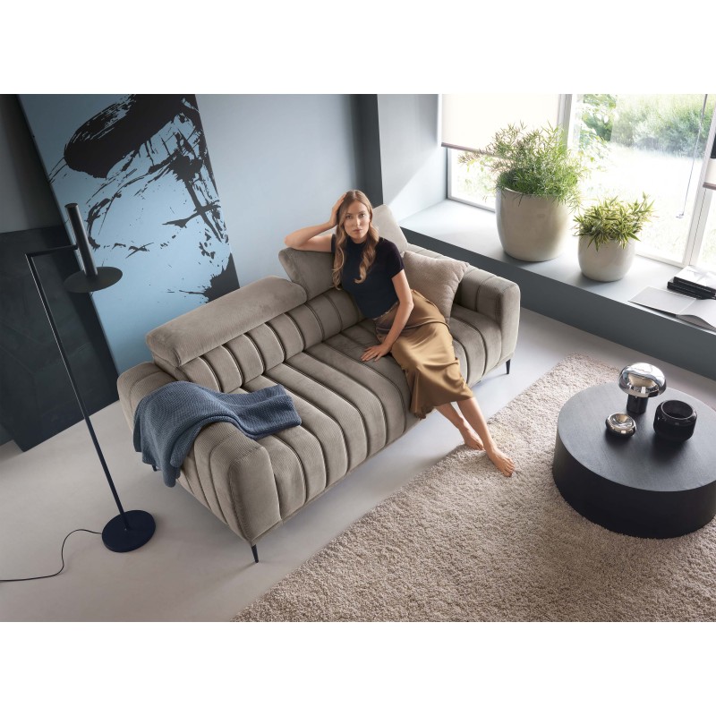 Sofa GANDI 140 z funkcją RELAX i włoski system rozkładania funkcji spania ONTARIO 03