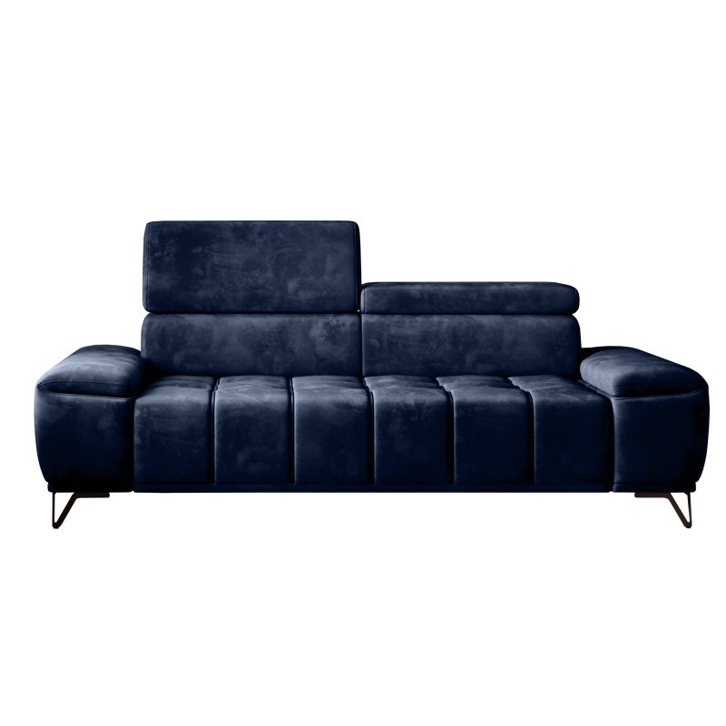 Sofa 3 osobowa PALLADIO z elektrycznym systemem rozkładania siedziska regulowane zagłówki MONOLITH 79
