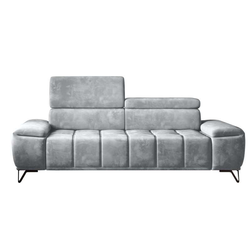 Sofa 3 osobowa PALLADIO z elektrycznym systemem rozkładania siedziska regulowane zagłówki MONOLITH 84