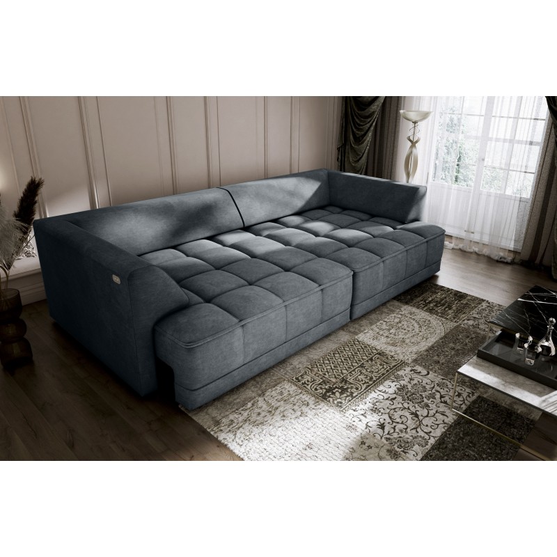 Sofa kanapa TIGA z funkcja spania Elektryczny System rozkładania RIVIERA 96