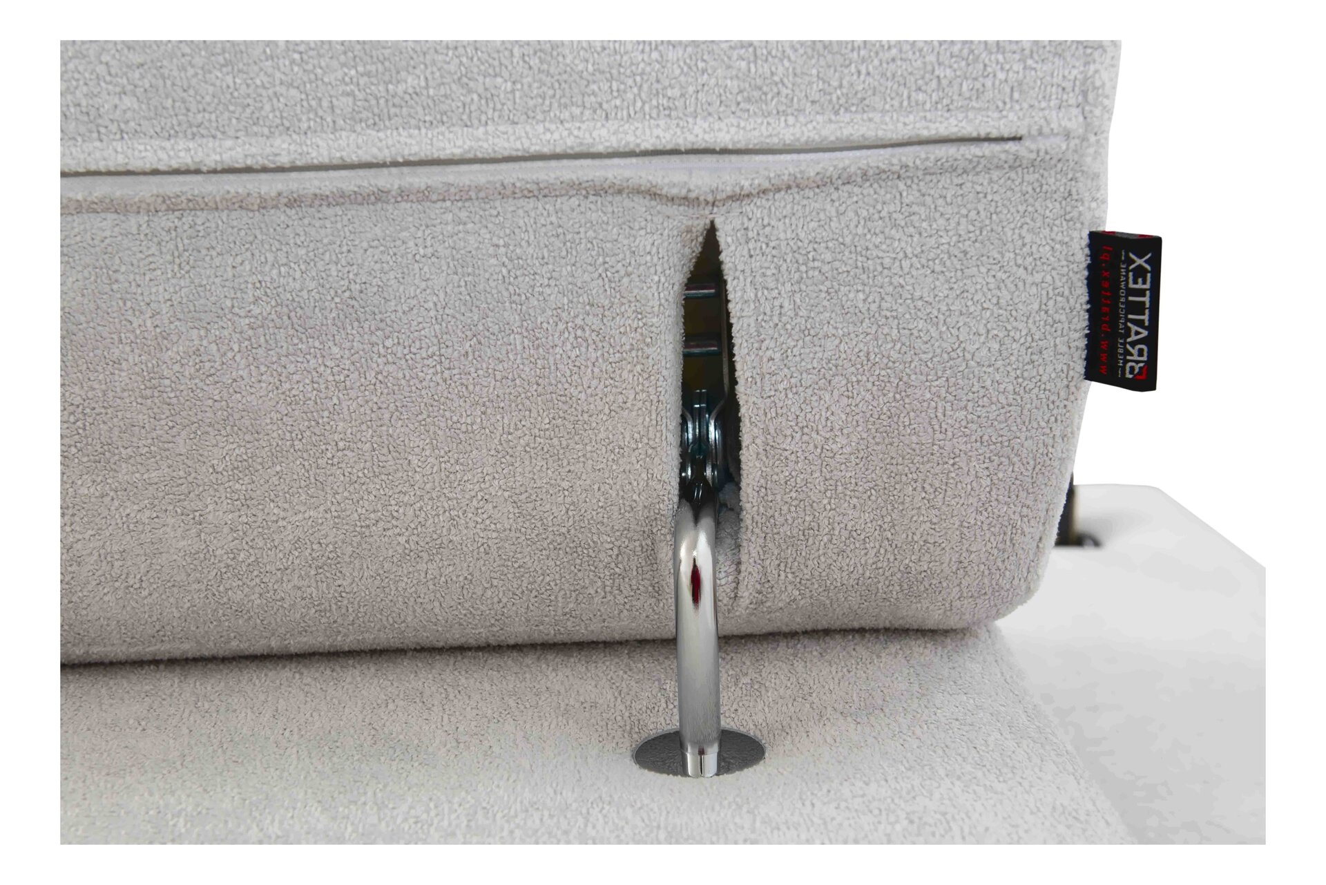 Narożnik w kształcie U Prestige IV maxi z funkcją spania i portem usb tkanina Freya 210.25 + Tauro 8207